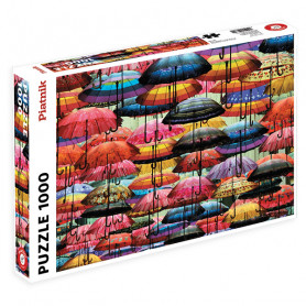 Puzzle Challenge 1000 pièces Parapluies