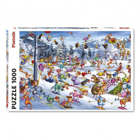 Puzzle 1000 pieces François Ruyer - Skiing