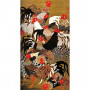 150 Piece Puzzle - Japanese Art - Roosters and Hens