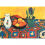 Puzzle 350 pieces - Macke - The tablecloth with hyacinths