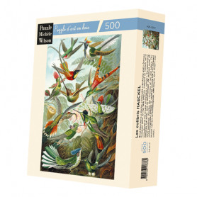 Puzzle 500 pièces - Haeckel - Les colibris