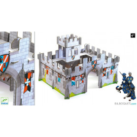 Château médiéval 3D en carton POP'N PLAY