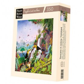 Keel-billed Toucans - Wooden Art Puzzle