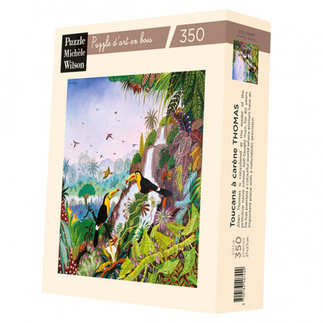 Puzzle 350 pièces - Alain Thomas - Toucans à carène