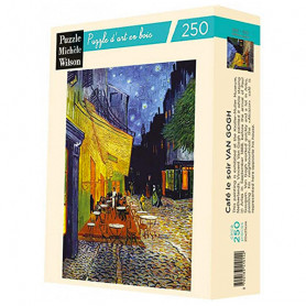 Puzzle 250 pièces - Vincent Van Gogh - Terrasse du café le soir