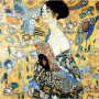 Puzzle 350 pièces - Gustav Klimt - La dame à l'éventail