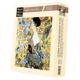 Puzzle 350 pièces - Gustav Klimt - La dame à l'éventail