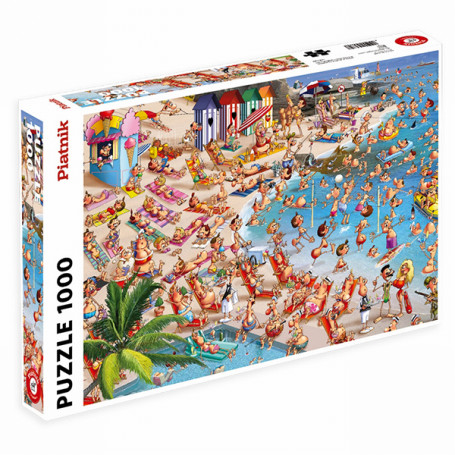 Puzzle The Beach by François Ruyer - 1000 pieces