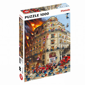 Puzzle 1000 pièces François Ruyer - Les pompiers