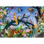 Puzzle 1000 pieces Alain Thomas - My garden at night