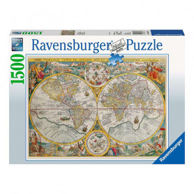 Puzzle 1500 pieces - World map 1594