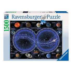 Puzzle 1500 pièces - Planisphere céleste