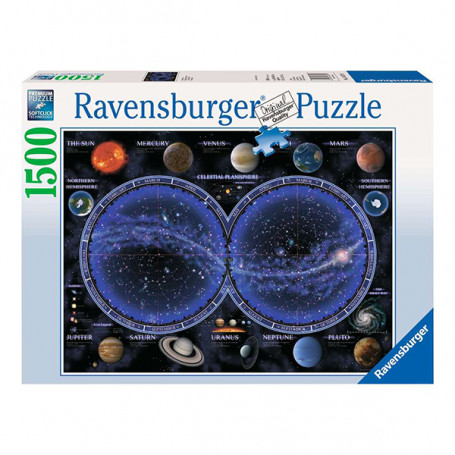 Puzzle 1500 pièces - Planisphere céleste