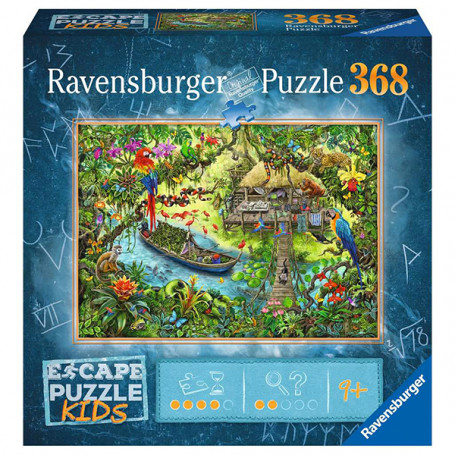 Puzzle escape 368 Pièces - Expédition dans la jungle