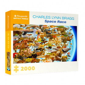 Charles Lynn Bragg: Space Race 2000-Piece Jigsaw Puzzle