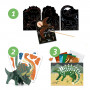 Coffret 6 activités Le monde des dinosaures - Djeco