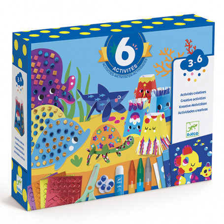 Box of 6 activities - Seaside delights - Djeco