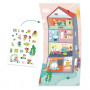 Set of 6 activities - Animal houses - Djeco