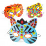 8 mosaic masks to decorate Animals - Do It Yourself