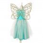 Josiane mint dress + wings - Girl costume