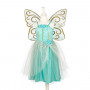 Josiane mint dress + wings - Girl costume