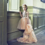 Golden apricot dress Giselle - Girl costume