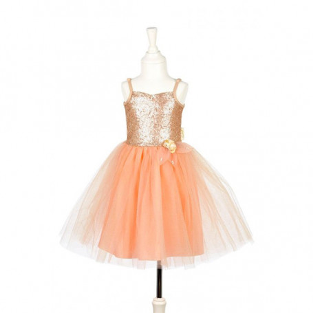 Golden apricot dress Giselle - Girl costume