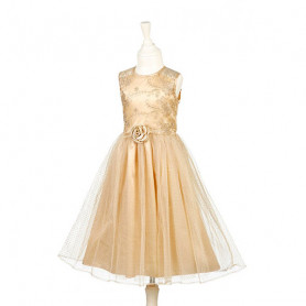 Noraline Gold Dress - Girl costume