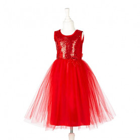 Robe Rouge Scarlet - Déguisement fille