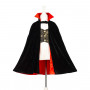 Dracula cape with vampire teeth