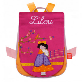 Back bag with embroidered first name - Tonkin Girl
