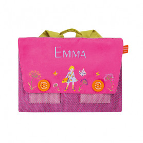 Schoolbag with embroidered name - Schoolgirl