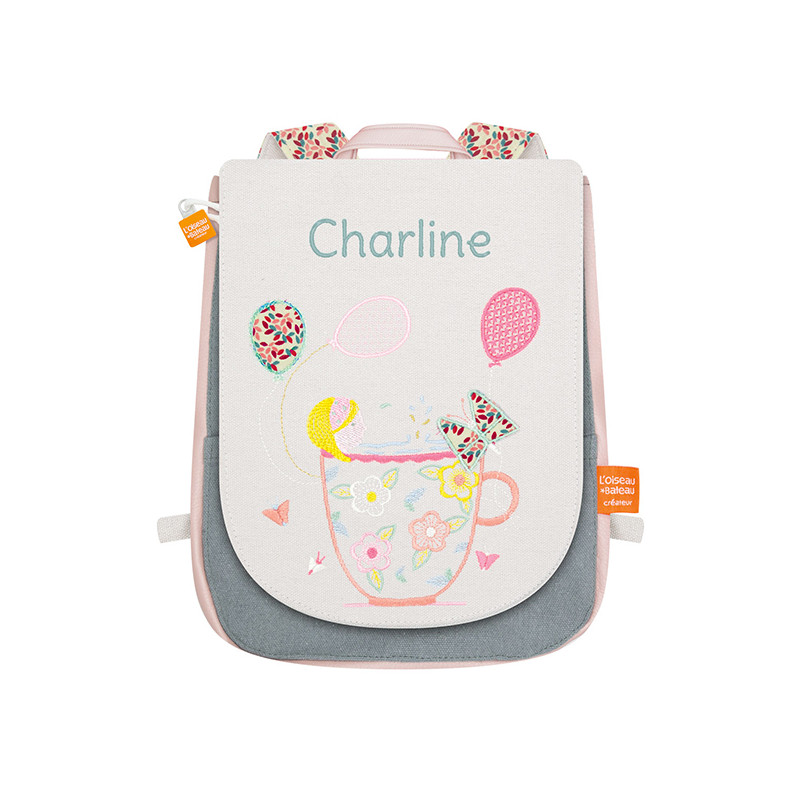 Sac à Dos Enfant Personnalisable Avec Prénom Brodé - Spacieux, Durable - Pour école Maternelle/primaire, Voyages