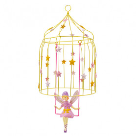 Aviary for Elves - Stars - Mobile in metal