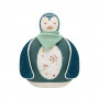 Laladou Blue Celadon Penguin - Musical Blanket