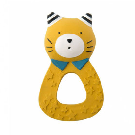 Red Cat rubber teething ring - Whiskers