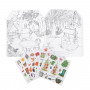 Cahier stickers - Le jardinier (20 pages) - Le jardin du moulin