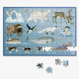 Mini puzzle The ice floe 150 pieces - Le jardin du Moulin