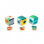 Jeu de cubes cache-cache Jungle