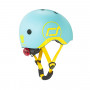 Scoot and Ride Helmet - Blueberry Blue and Yellow - Size XS