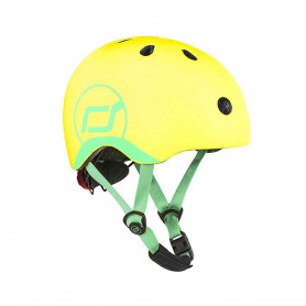 Scoot and Ride Helmet - Lemon Yellow and Kiwi Green - Size XS