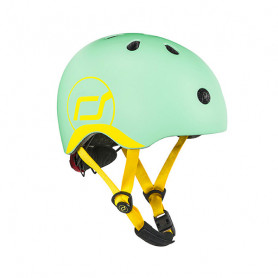 Scoot and Ride Helmet - Kiwi and Yellow - Size XS