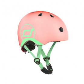 Scoot and Ride Helmet - Peach and Kiwi - Size XS