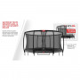 BERG Champion 270 trampoline on legs with Deluxe safety net