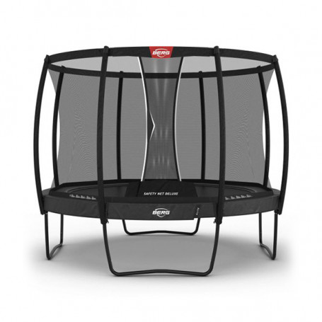 BERG Elite 430 trampoline on legs with Deluxe safety net