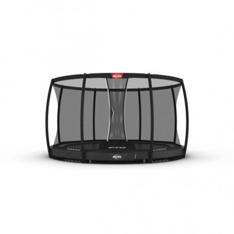 Trampoline BERG Champion 430 semi-enterré avec filet de protection Deluxe