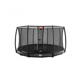 Trampoline BERG Elite 380 semi-enterré avec filet de protection Deluxe