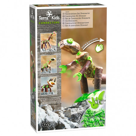 Terra Kids Connectors - Kit Dinosaures - Haba