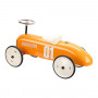Orange vintage metal car carrier