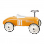 Orange vintage metal car carrier